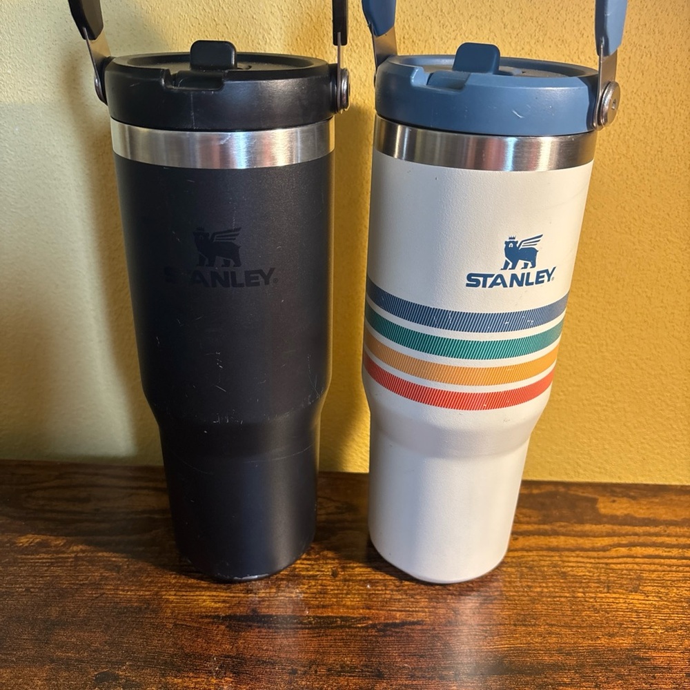 2 Stanley 30oz insulated tumblers